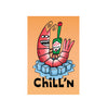 Chill'n Shrimp Sticker