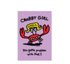 Crabby Girl Sticker